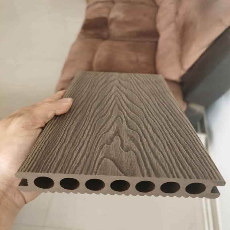 3D embosovaná dřevěná kompozitní podlahová krytina WPC