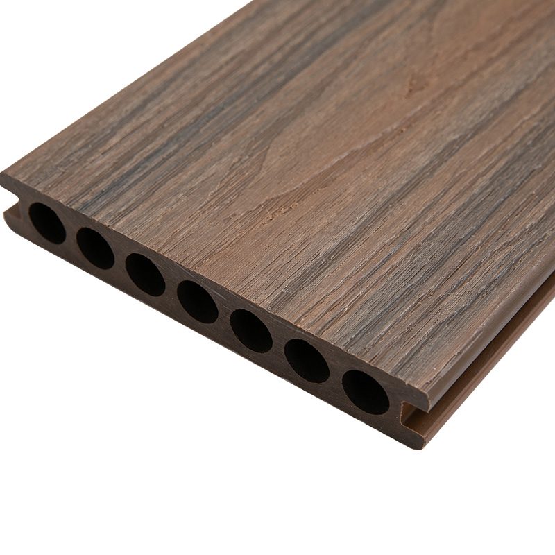 3D reliéfní kompozitní dřevěná plastová podlaha je pevná a odolná