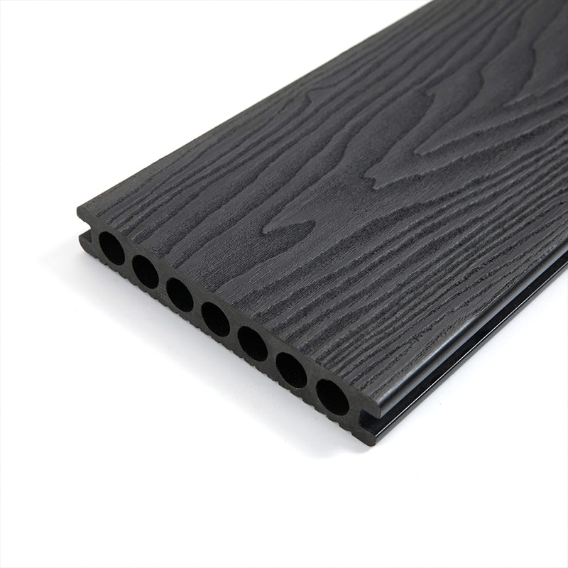 3D reliéfní kompozitní dřevěná plastová podlaha je pevná a odolná